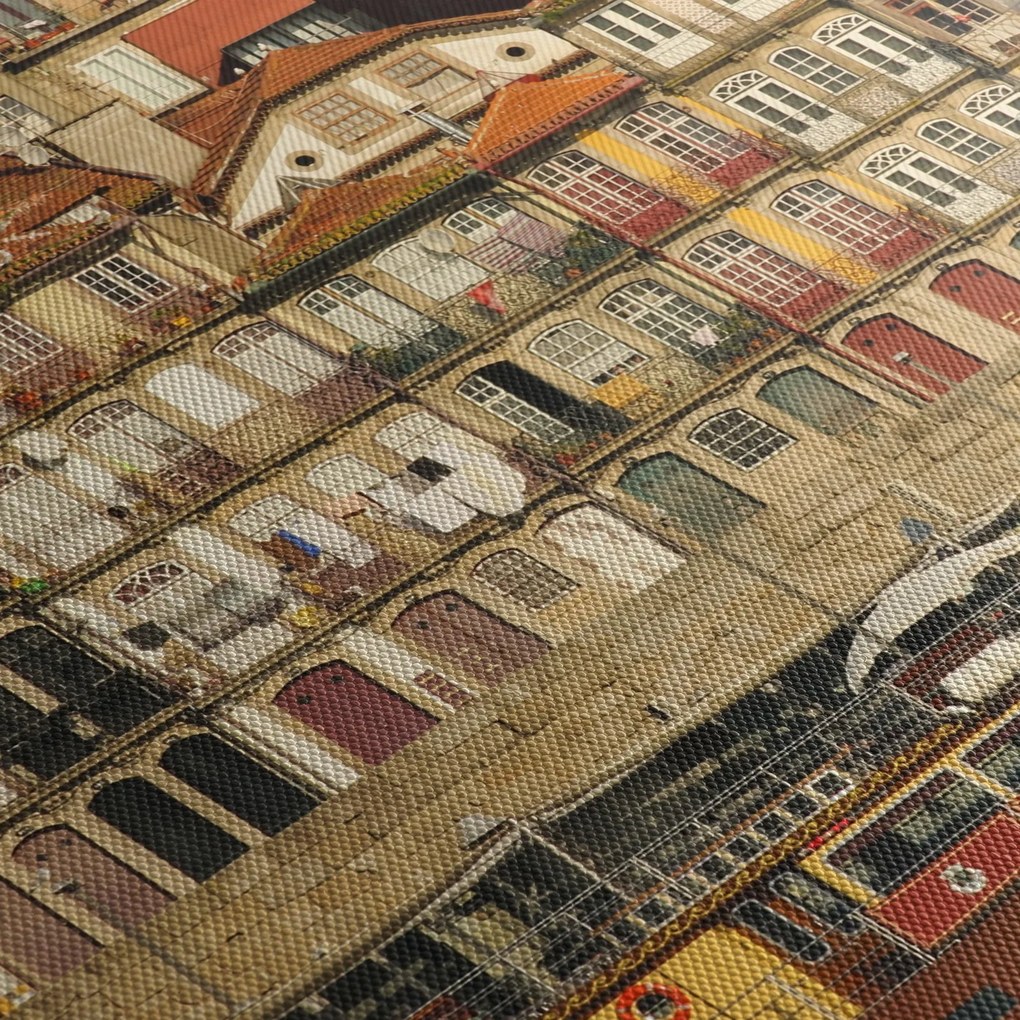 Tablou - Cartierul Waterfront, Portugalia (150x105 cm)