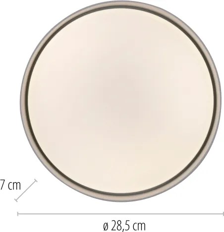 Schöner Wohnen 14593-16 - Lampă de tavan LED TAVOLI, 10W/230V, dimabilă, albă, cu telecomandă