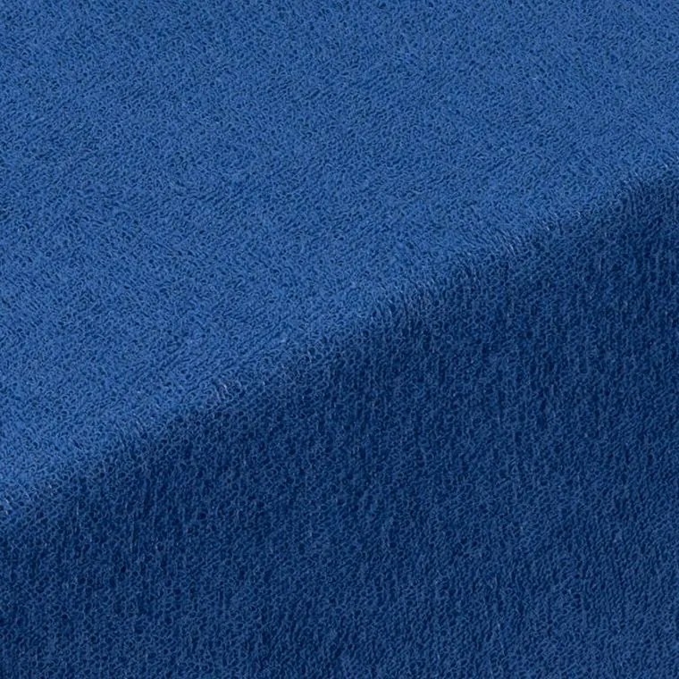 decoDoma Cearşaf cu elastic frotir EXCLUSIVE de culoare albastru regal set 2 buc 90 x 200 cm
