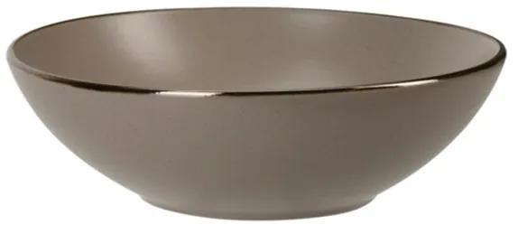 Farfurie adanca Cucina din ceramica, gri, 18 cm