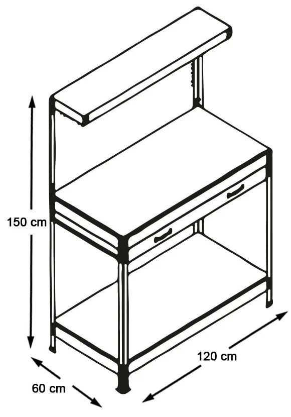 Banc de lucru pentru garaj, atelier
