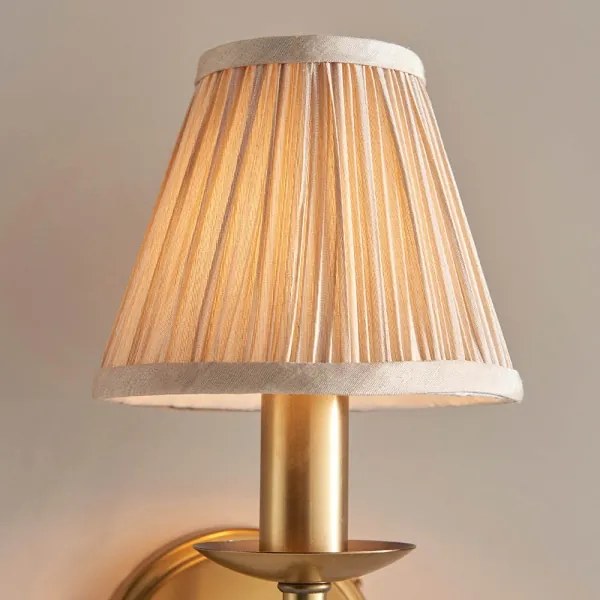 Endon 63653 - Lampă de perete STANFORD 1xE14/40W/230V alamă/bej