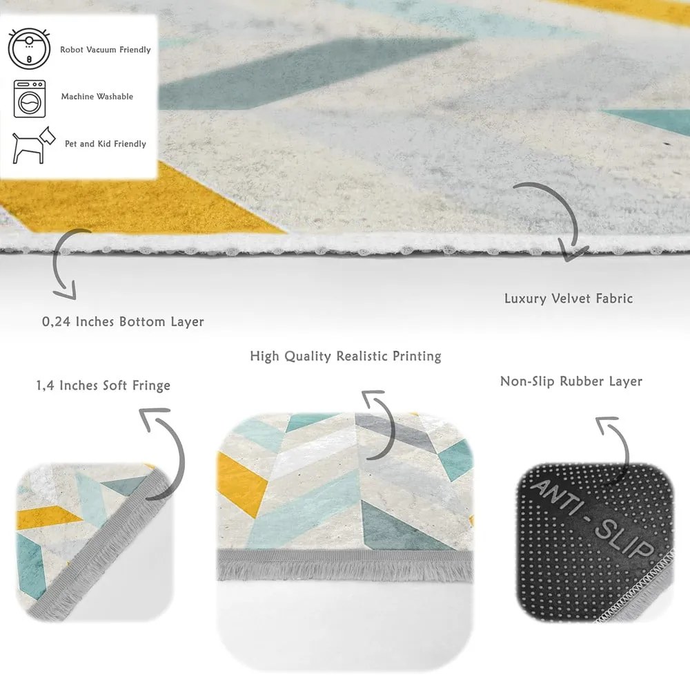 Covor gri 160x230 cm – Mila Home