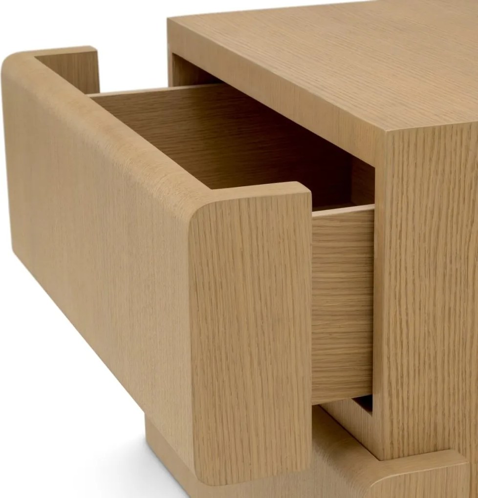 Noptiera LUX Furnir Stejar Natur, Colston