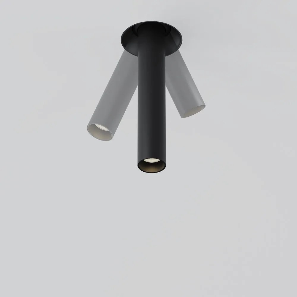 Spot LED incastrabil rotativ retractabil Focus T negru