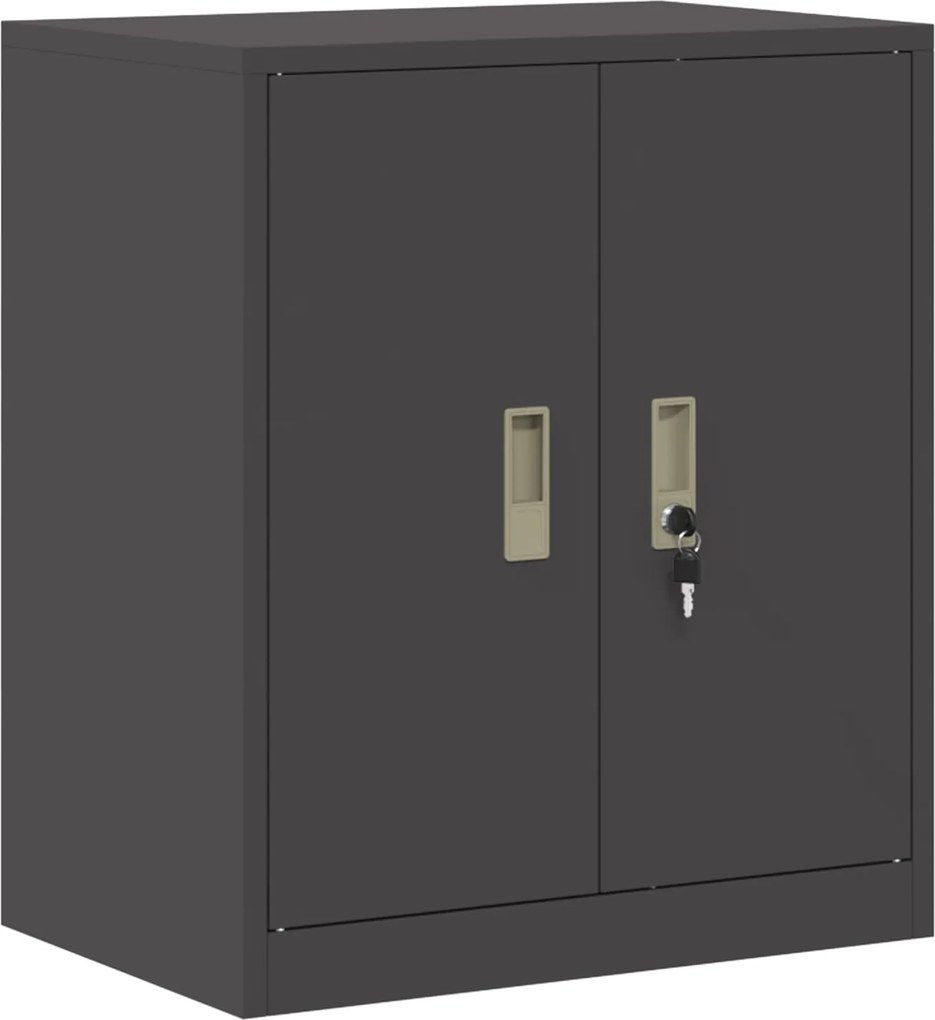 vidaXL Dulap de depozitare Negru 60 x 40 x 70 cm Oțel