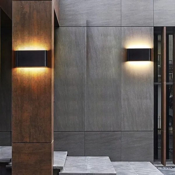 Aplică LED de exterior FLOW 2xLED/6W/230V IP54 3000K antracit