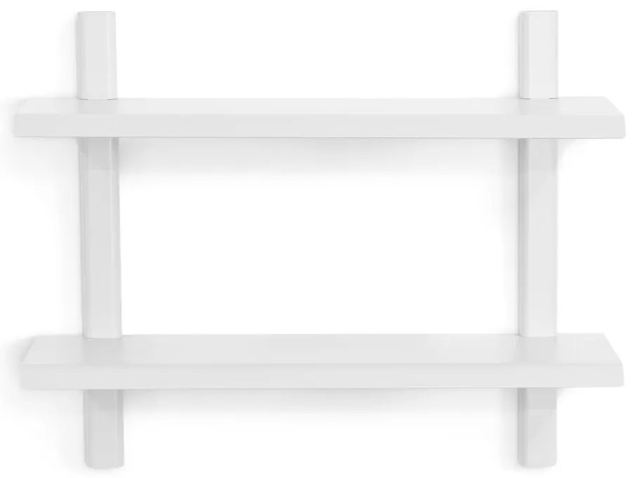Raft alb etajat din metal 60 cm Hola – Spinder Design