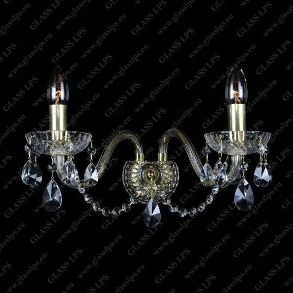 Aplica cristal Bohemia cu 2 brate, N21 006/02/1-A