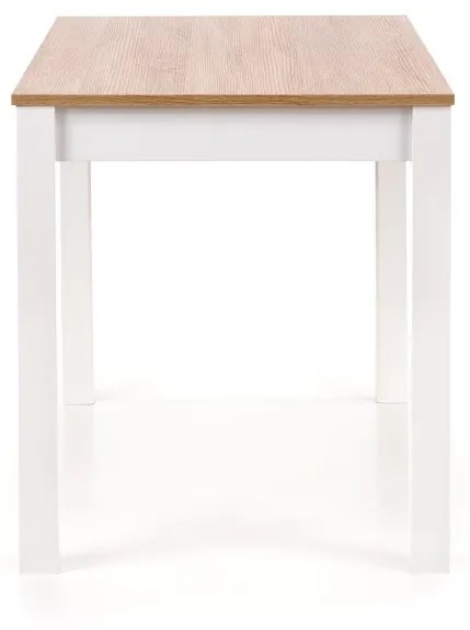 Masa Ksawery stejar sonoma/alb - L 120 x l 68 x h 76 cm