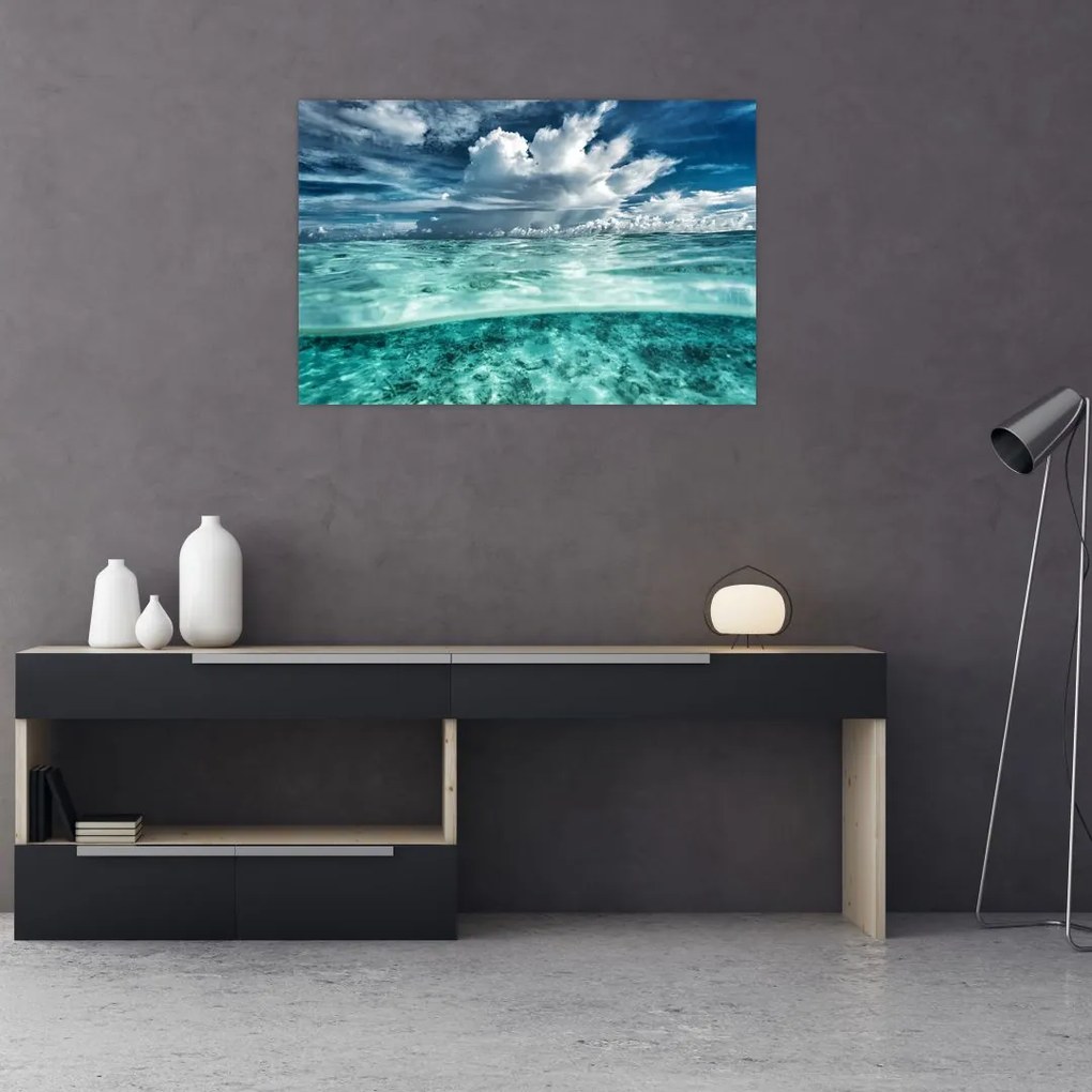 Tablou - privire sub nivelul mării (90x60 cm)