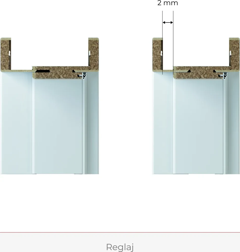 Usa de interior PORTA colectia 4 Elemente - AER model P2 140-180