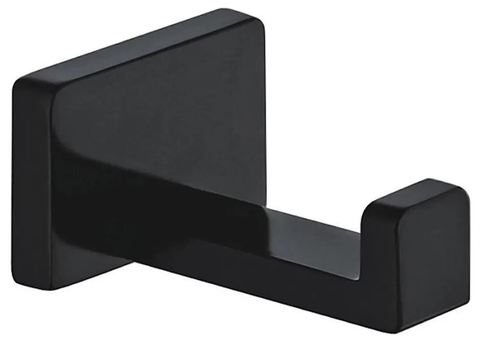 Suport de perete pentru prosoape OMNIRES DA70110BL DARLING negru semimat