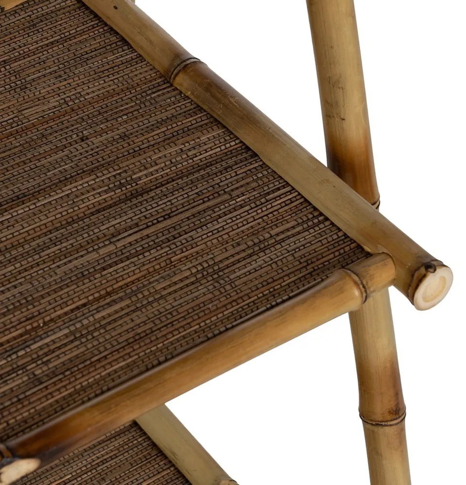 Etajeră în culoare naturală din bambus 48x100x45 cm Manali – Ixia