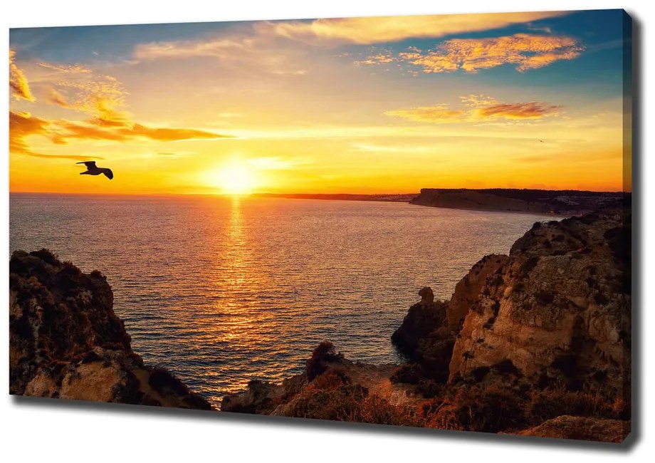 Tablou canvas Apus de soare pe mare