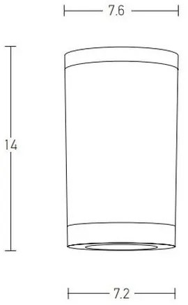 Spot de exterior 1xGU10/7W/230V IP54 negru Zambelis E309