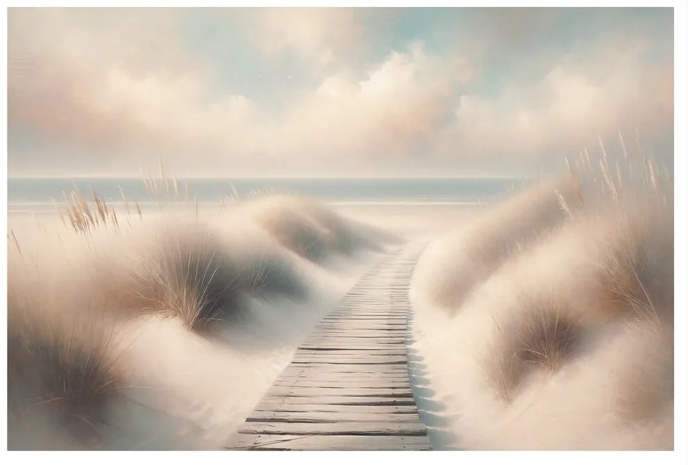 Tablou potecă spre mare printre dune