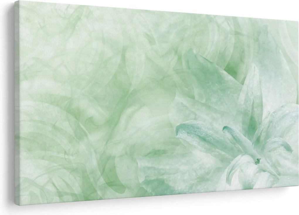 Tablou - Floare verde (90x60 cm)