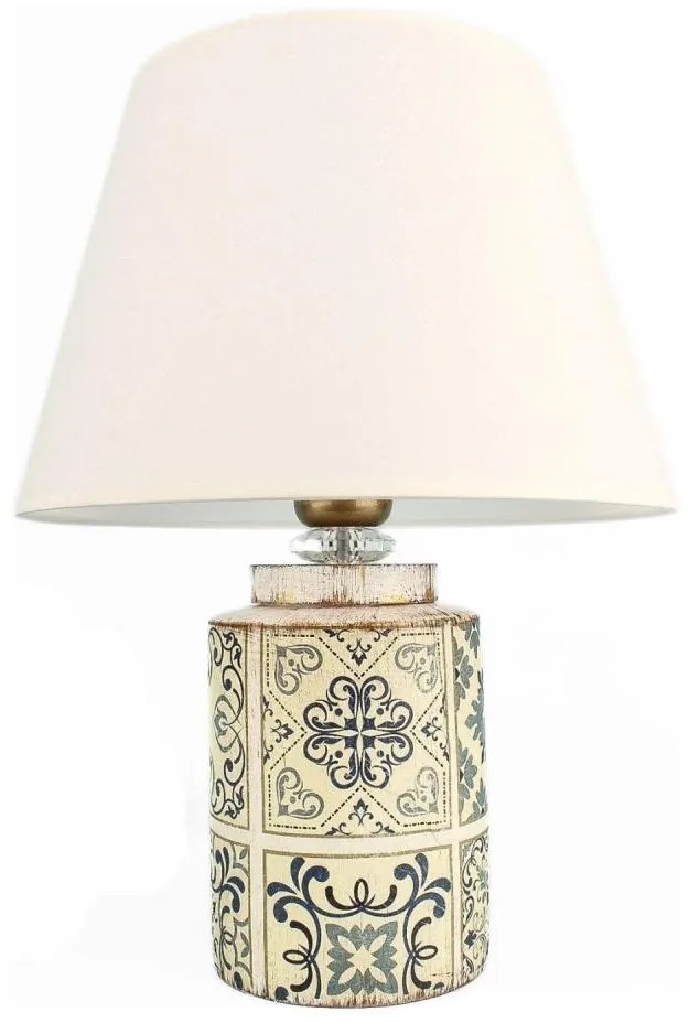 Lampă de masă RAMZES 1xE27/40W/230V albă