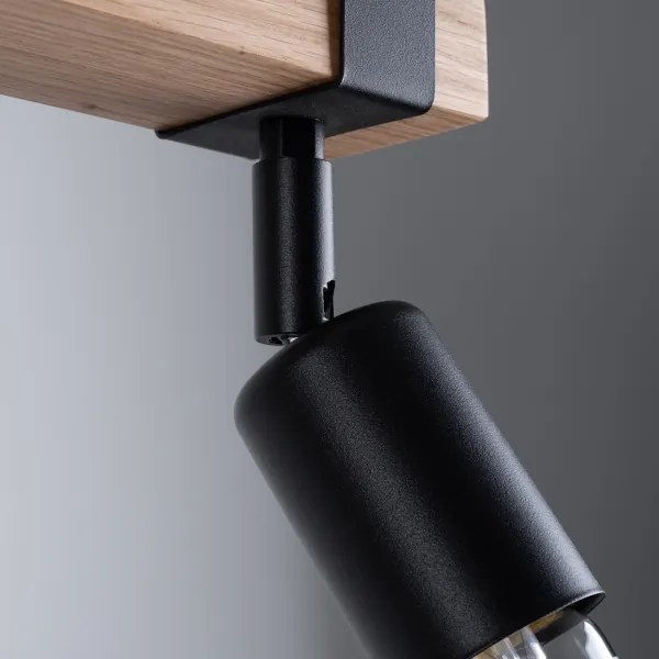 Spot Sollux SL.1296 ZUCA 2xE27/15W/230V negru