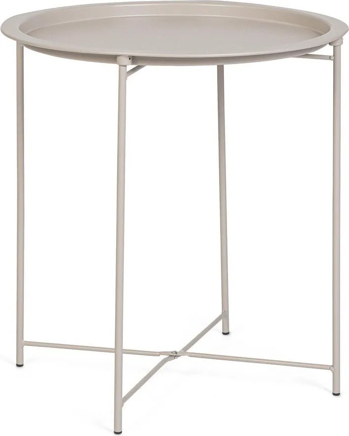 Măsuță auxiliară rotundă din metal ø 47 cm Hilmar – Yes Everyday