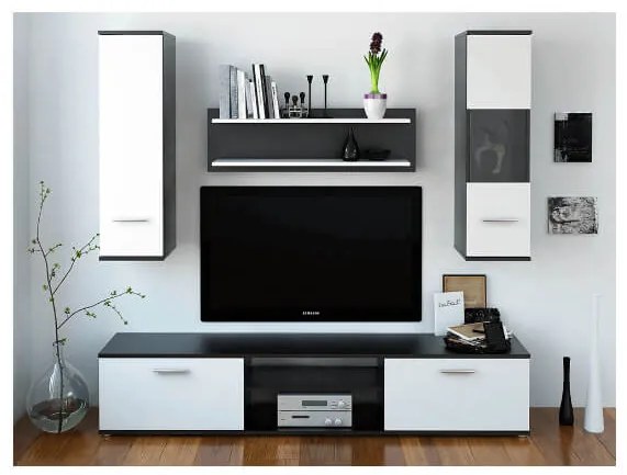 Living GLOBAL235 - alb/negru