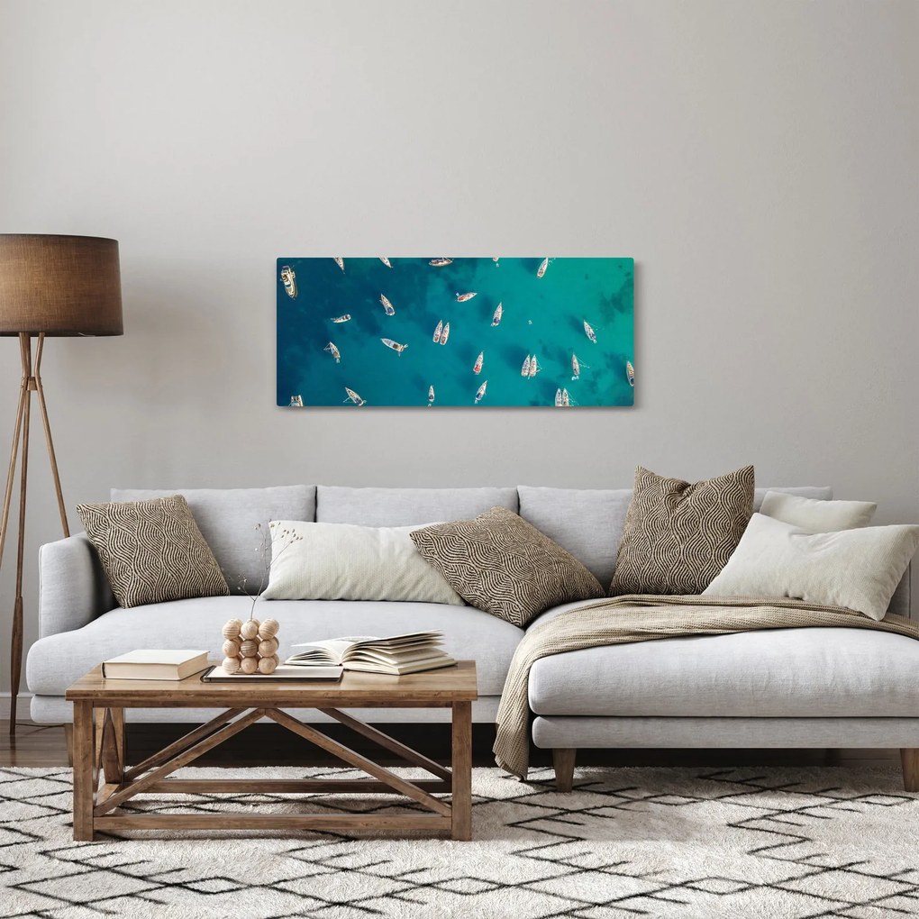 Tablou - Sailboats (120x50 cm)
