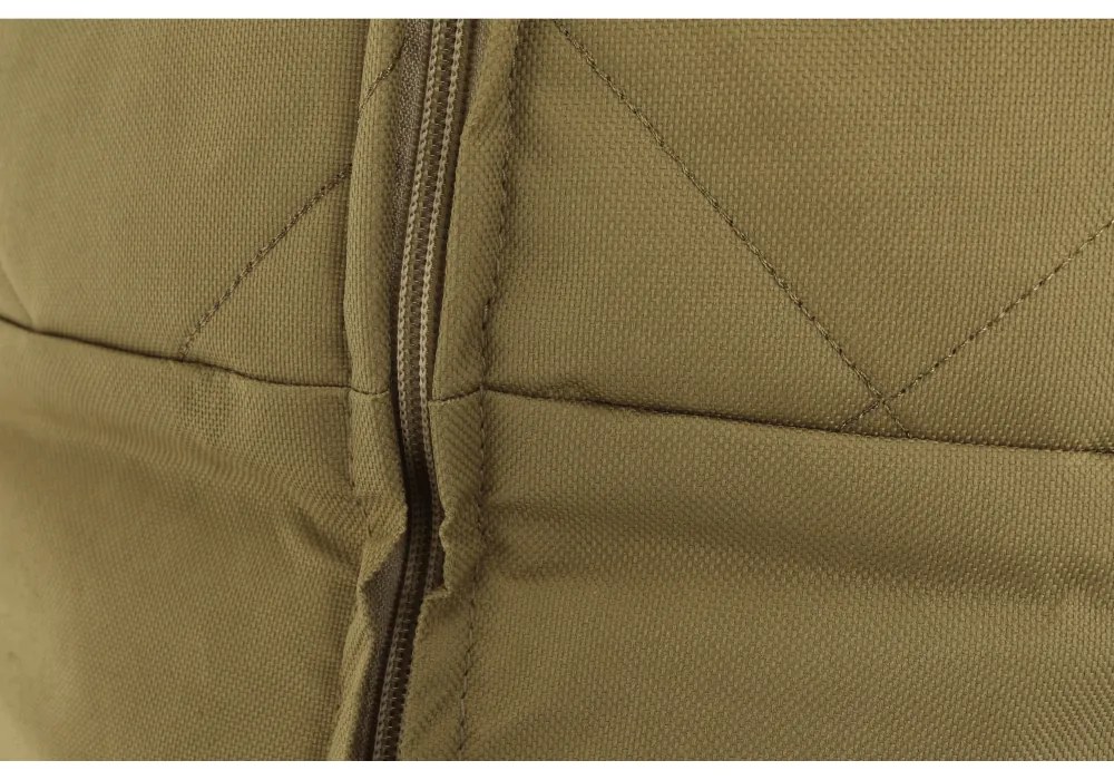 Fotoliu tip sac, material textil bej, VETOK