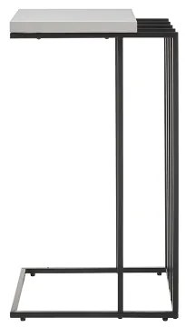 Măsuță laterală ZAIRA, albă