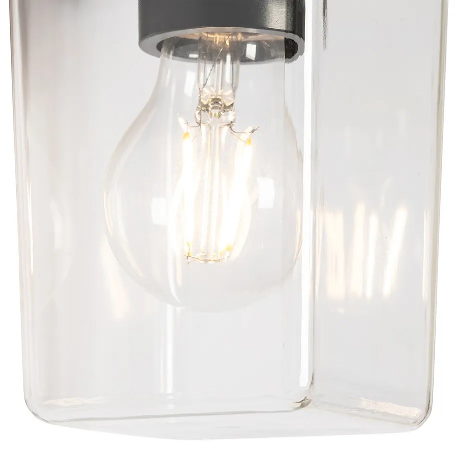 Lampă de perete exterioară modernă neagră IP54 - Chimay