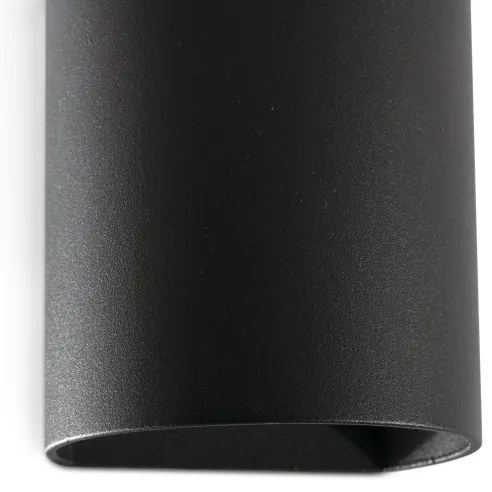 Aplică FARO 40523 SOLE 1xGU10/8W/230V negru rotund