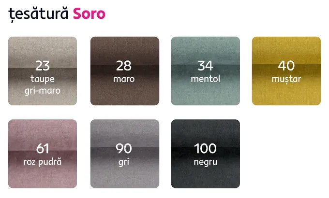 Set canapea cu spaţiu de depozitare, gri deschis, material textil, dreapta, BUTON R