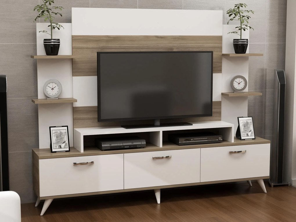 Mobilier living Ding (alb + nuc). 1102076