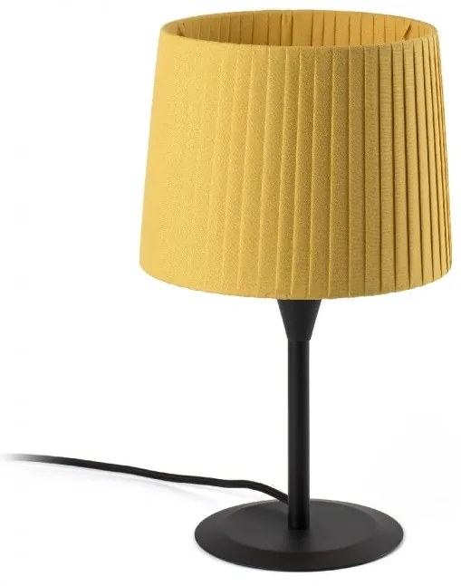 Veioza / Lampa de masa moderna design elegant SAMBA negru/galben 64311-39