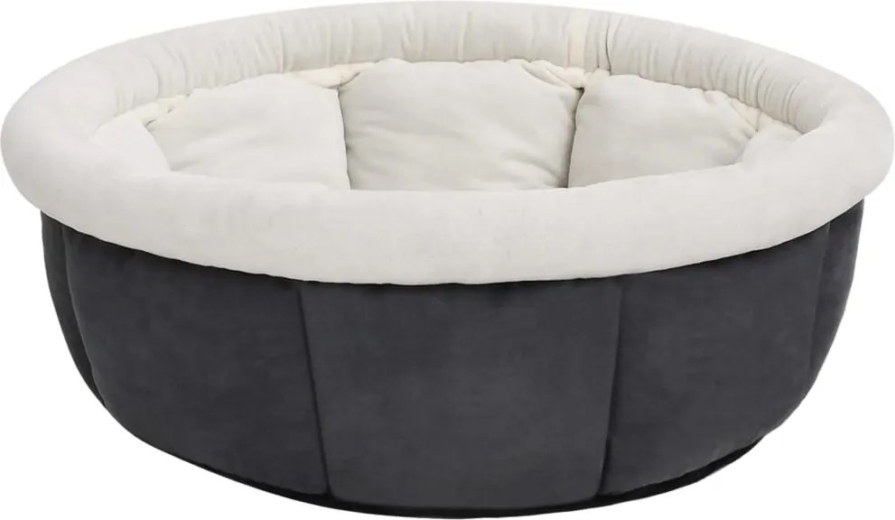 vidaXL Pat pentru câini, gri, 50x50x22 cm