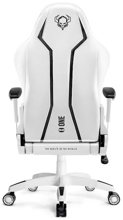 Scaun De Gaming Diablo X-One 2.0 Normal Size: Alb-Negru Diablochairs