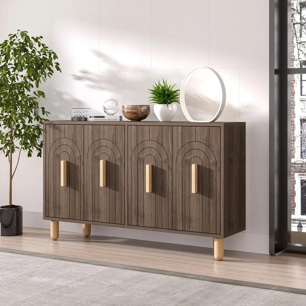 Consola, Hanah Home, Tiger, 120x73.6x29.6 cm, Maro