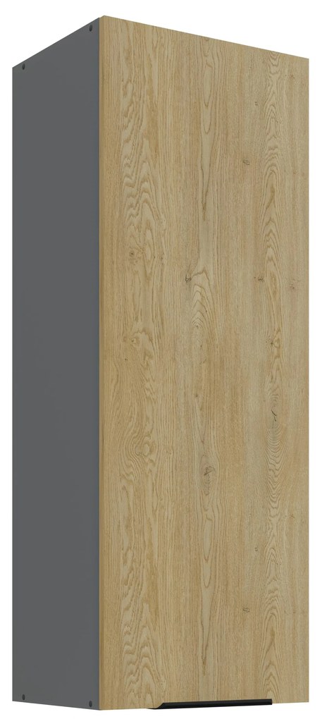 Dulap superior de bucătărie Carminia 40 G-108 1F (stejar cremona + antracit). 1127948