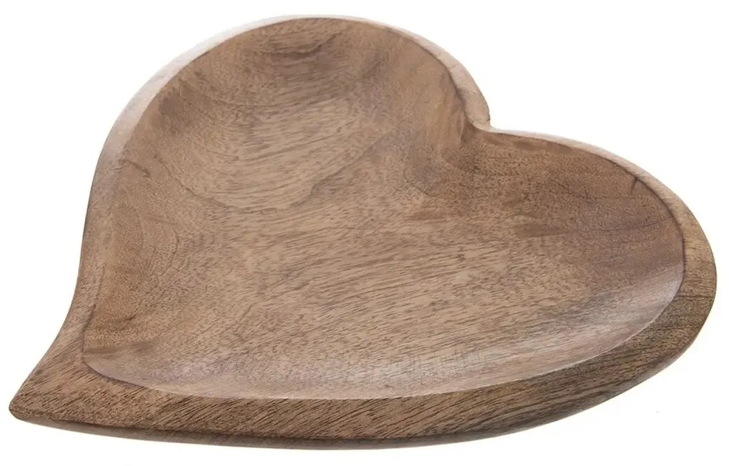 Tavă din lemn Orion Mango Heart 25 x 25 cm, L