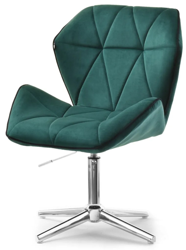 Fotoliu Velma S (verde + crom). 1110464