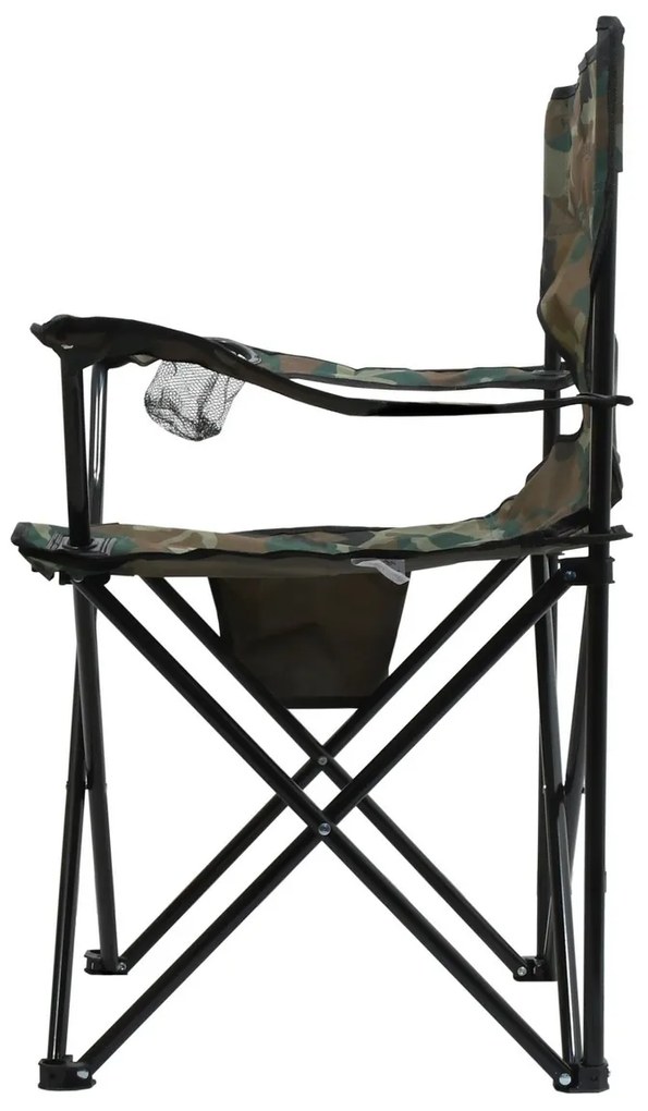 Cattara 13450 Scaun pliant de camping Bari, armat,49 x 39 x 84 cm