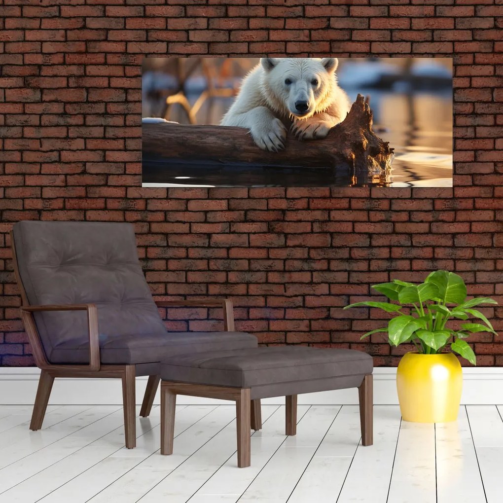 Tablou - Ursul polar (120x50 cm)