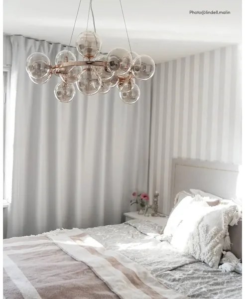 Lustră pe cablu ByRydens 4200970-5503 SPLENDOR 15xG9/5W/230V