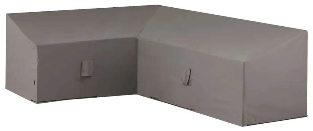 423669 Madison Husă set mobilier de exterior, gri, 270 x 210 x 90 cm, stânga