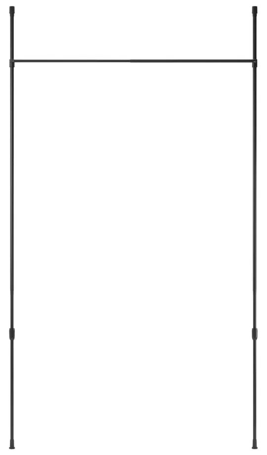 Cadru despărțitor pentru perdele negru mat din oțel Anywhere – Umbra