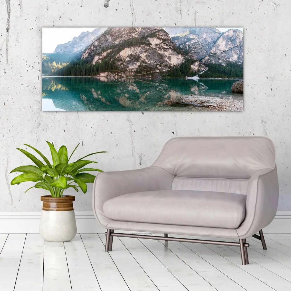 Tablou cu lac montan (120x50 cm)