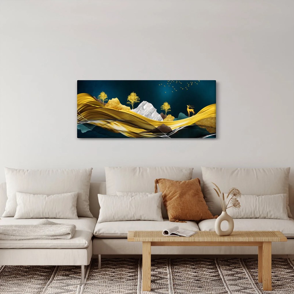 Tablou - Peisaj, cerb (120x50 cm)
