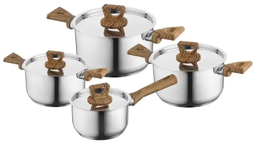 Set oale inox Bruno, 8 piese