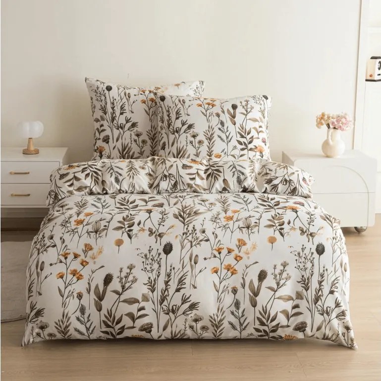 Lenjerie de pat din microflanel LUNELISE colorata Dimensiune lenjerie de pat: 2 buc 70 x 90 cm | 200 x 220 cm