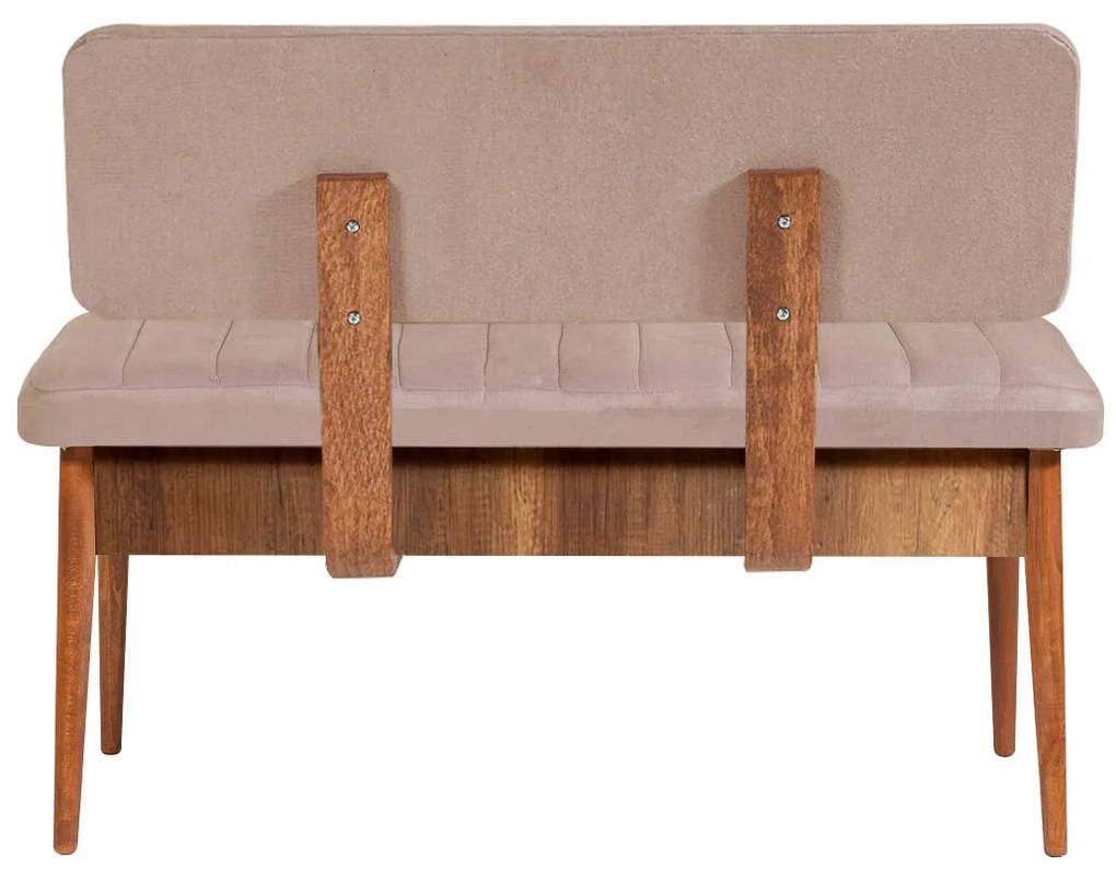 Set mobilier sufragerie Vlasta 1 (nuc + bej) (pentru 4 persoane). 1072381